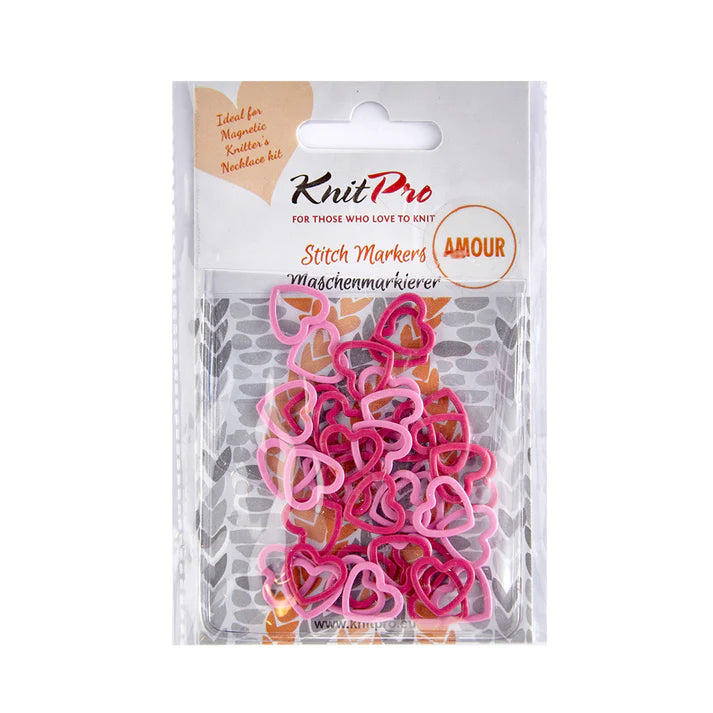Set 40 Marcadores De Punto Metálicos Imantados KnitPro Diseños