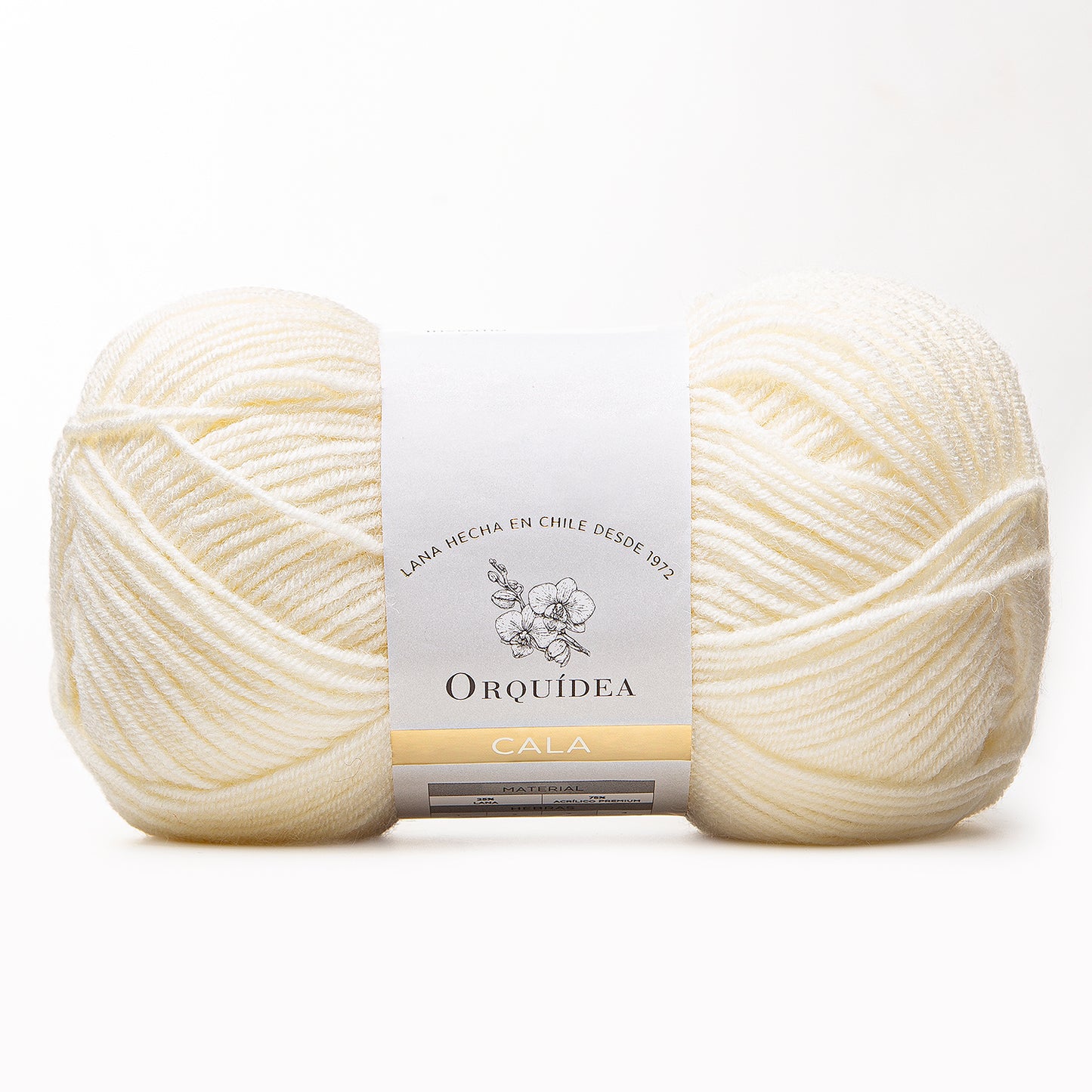 Cala Orquídea Ovillo 100 Grs (25% Lana 75% Acrilico Premium)