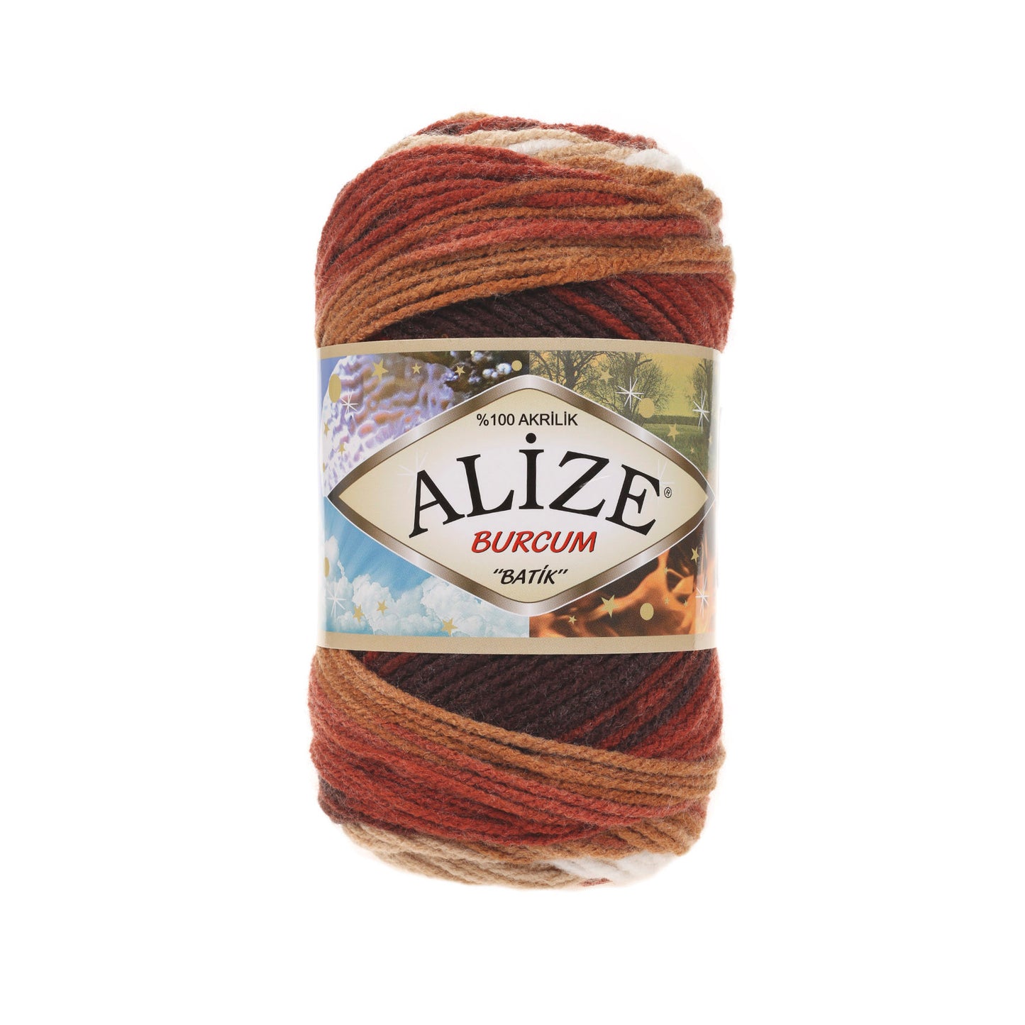 Lana Alize Burcum Batik 100g