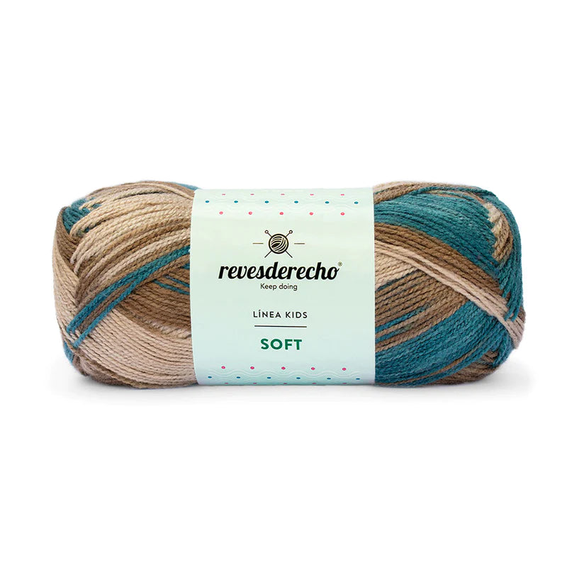 Lana Bebe Soft Mix Revesderecho Ovillo 100 Grs