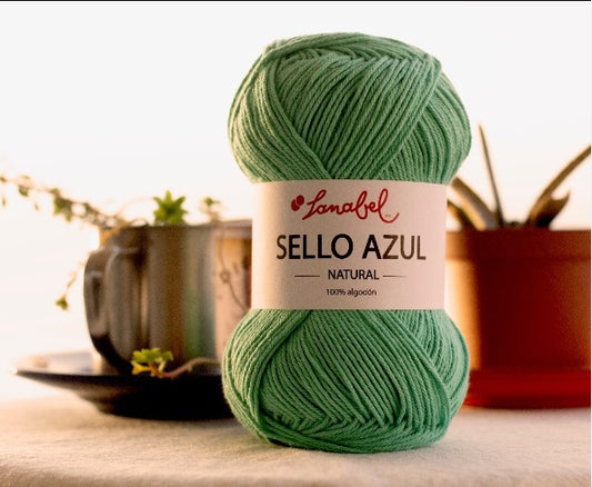 Hilo Algodon Sello Azul Lanabel 100grs