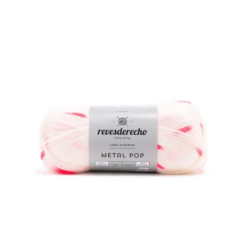 Lana Metalizada Metal Revesderecho 100 Grs