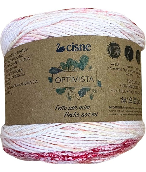 Algodon Matizado Optimista Cisne 100 Grs.