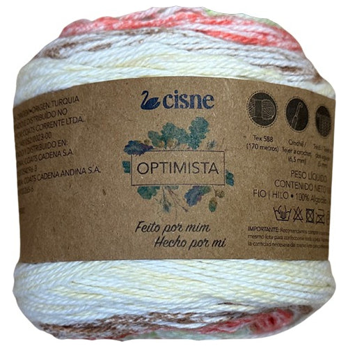 Algodon Matizado Optimista Cisne 100 Grs.