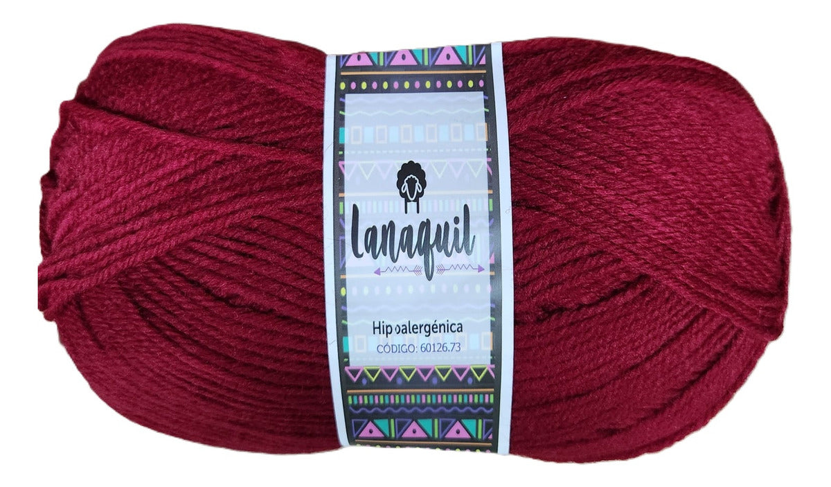 Lana Para Tejer Clasica Ovillo 100gr Hipoalergénica Lanaquil