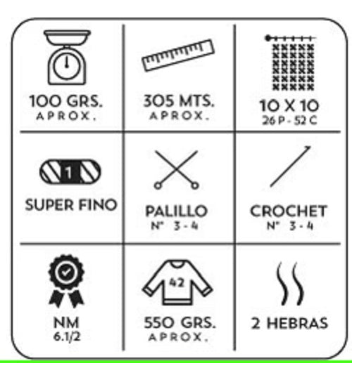 Hilo Fit Revesderecho 100 Grs (tipo Perle O Paraiso Xl)