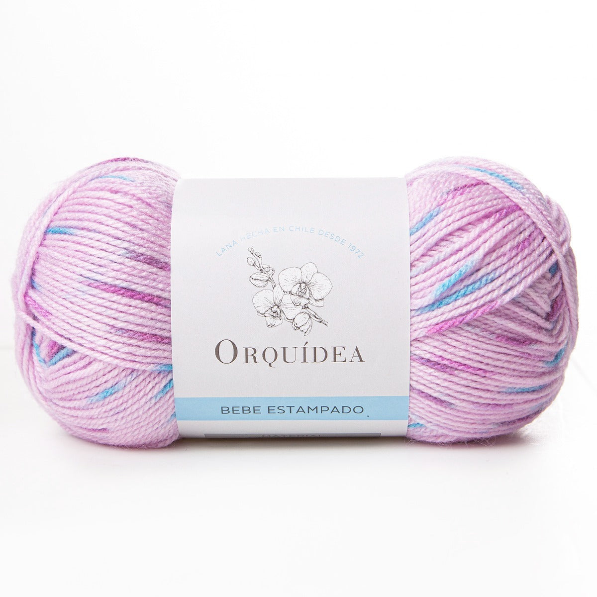 Bebe Estampado Orquídea Ovillo 100 Grs