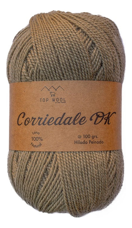 Lana Corriedale Dk Teñida 100% Oveja TopWool 100 Grs.