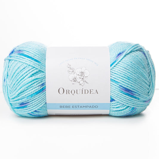 Bebe Estampado Orquídea Ovillo 100 Grs
