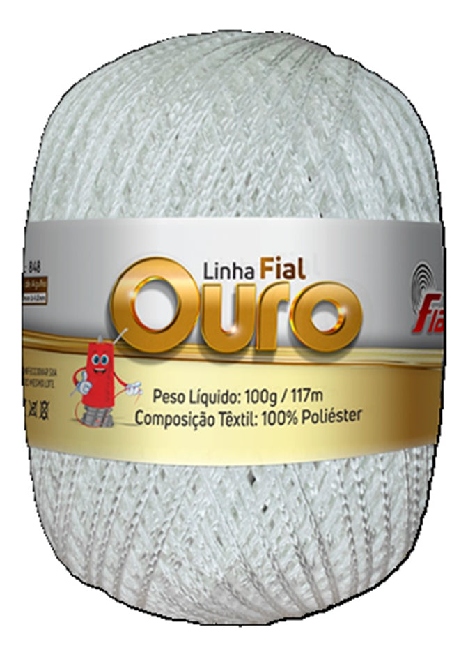 Fial Ouro 100 Grs. (hilo Poliester Brillo)