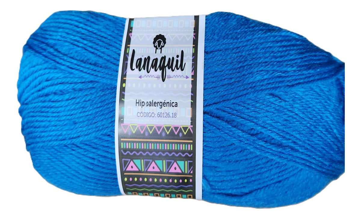 Lana Para Tejer Clasica Ovillo 100gr Hipoalergénica Lanaquil