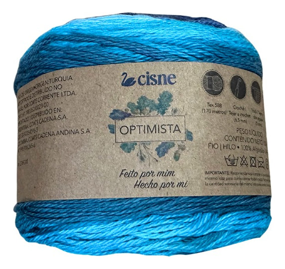 Algodon Matizado Optimista Cisne 100 Grs.
