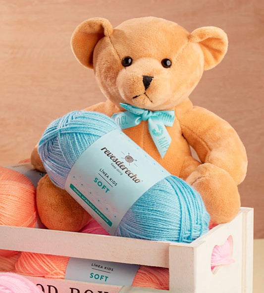 Lana Bebe Soft Revesderecho Ovillo 100 Grs