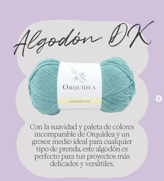 Algodón Dk Orquídea 100grs