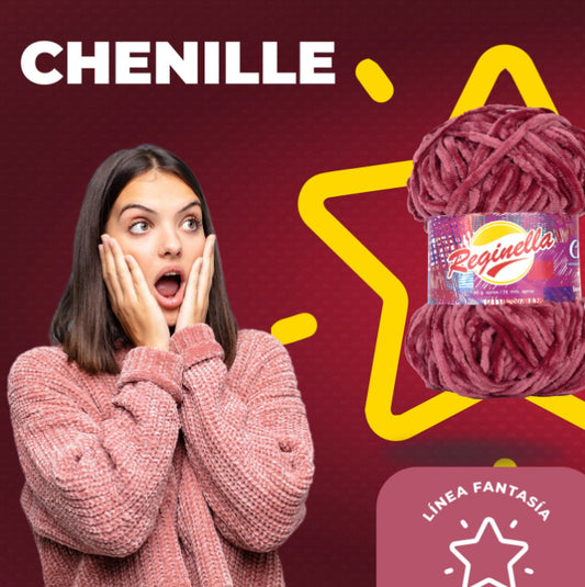 Ovillo Chenille Reginella 50grs.