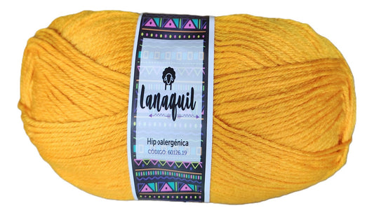 Lana Para Tejer Clasica Ovillo 100gr Hipoalergénica Lanaquil