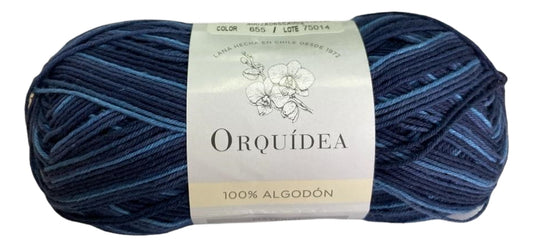 Algodón Estampado Orquídea 100 Grs