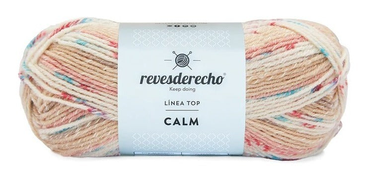 Lana Calm RevesDerecho 100grs Con Algodon
