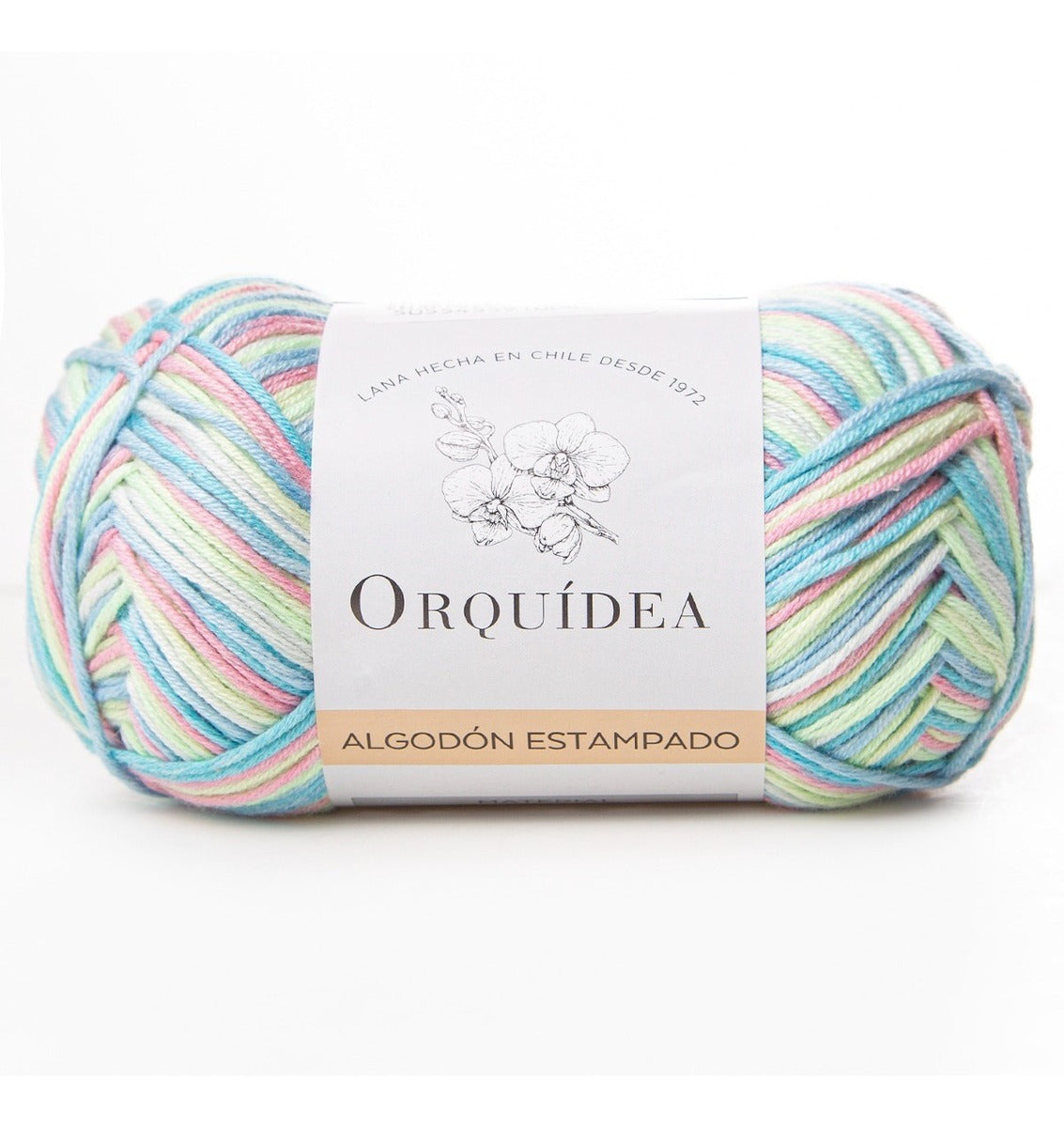 Algodón Matizado Gardenia Orquídea 100 Grs