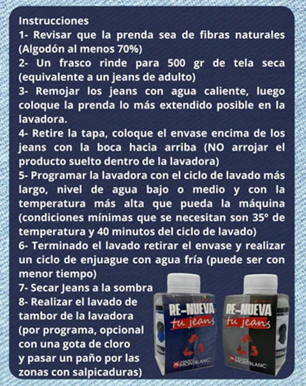 Anilina Montblanc Renueva Tu Jeans