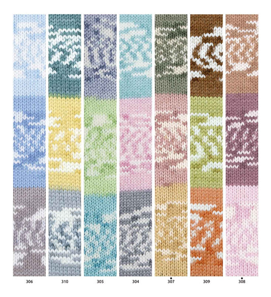 Katia Sweet Blanket Jacquard 200 Grs. (Acrilico/Poliamida)