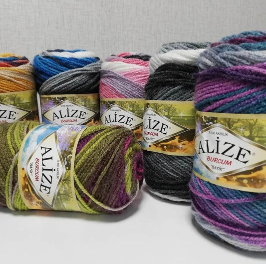 Lana Alize Burcum Batik 100g