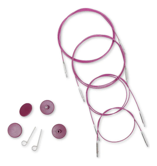 Cables Giratorios 360 Palillos Intercambiables KnitPro