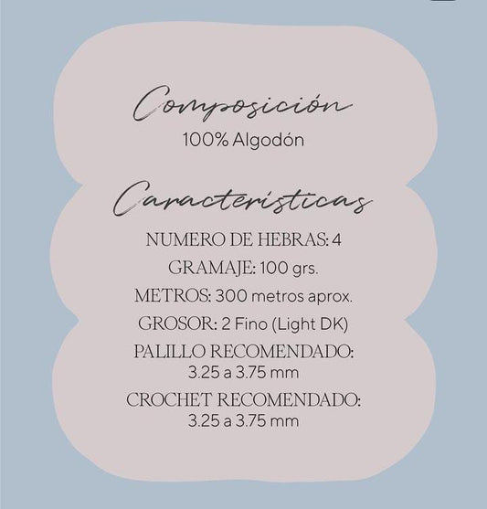 Algodón Super Soft Orquídea 100 Grs