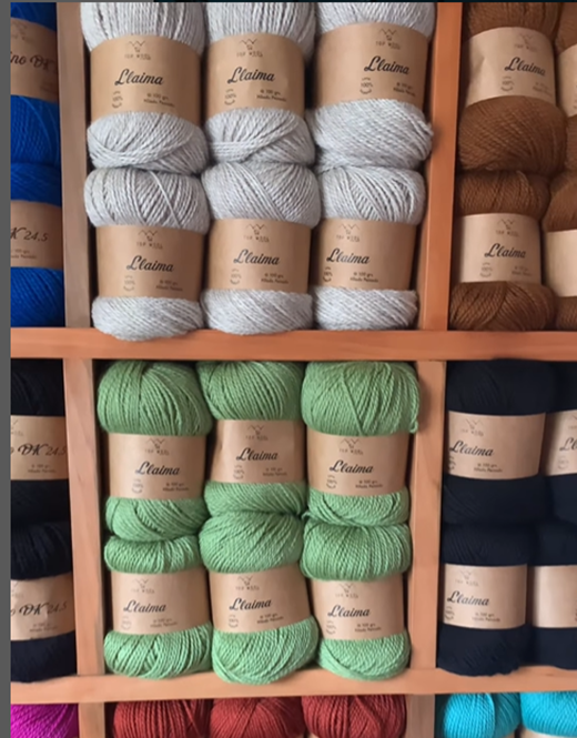 Lana Llaima Teñida 100% Oveja TopWool 100 Grs.
