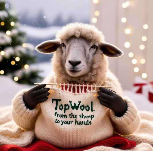 Lana Llaima Teñida 100% Oveja TopWool 100 Grs.