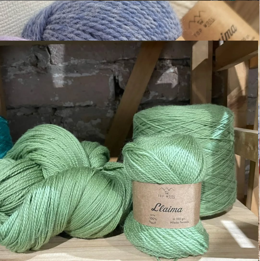 Lana Llaima Teñida 100% Oveja TopWool 100 Grs.