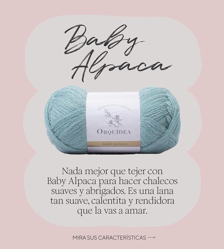 Baby Alpaca Orquidea 100 Grs
