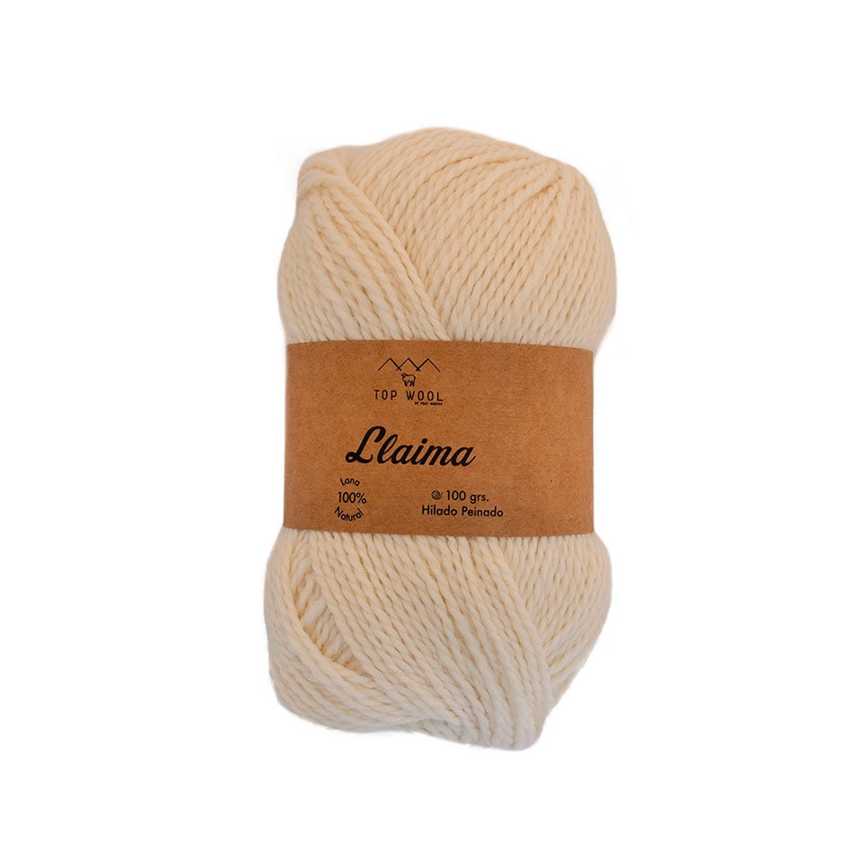 Lana Llaima Teñida 100% Oveja TopWool 100 Grs.