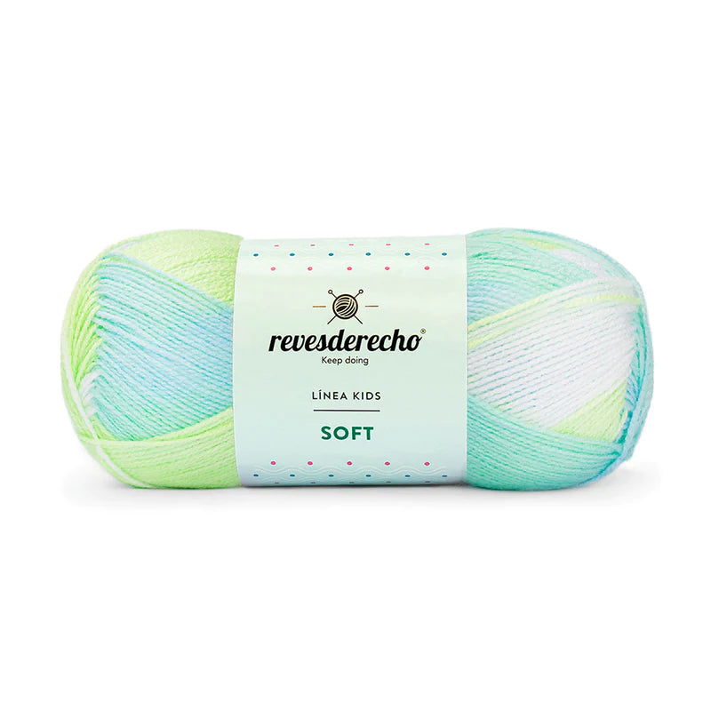 Lana Bebe Soft Mix Revesderecho Ovillo 100 Grs