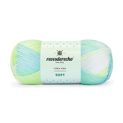Lana Bebe Soft Mix Revesderecho Ovillo 100 Grs