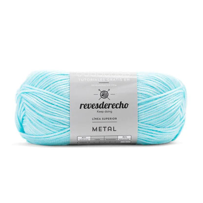 Lana Metalizada Metal Revesderecho 100 Grs
