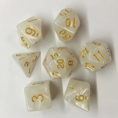 Pack 7 Dados de Rol RPG Colección Calabozos Y Dragones