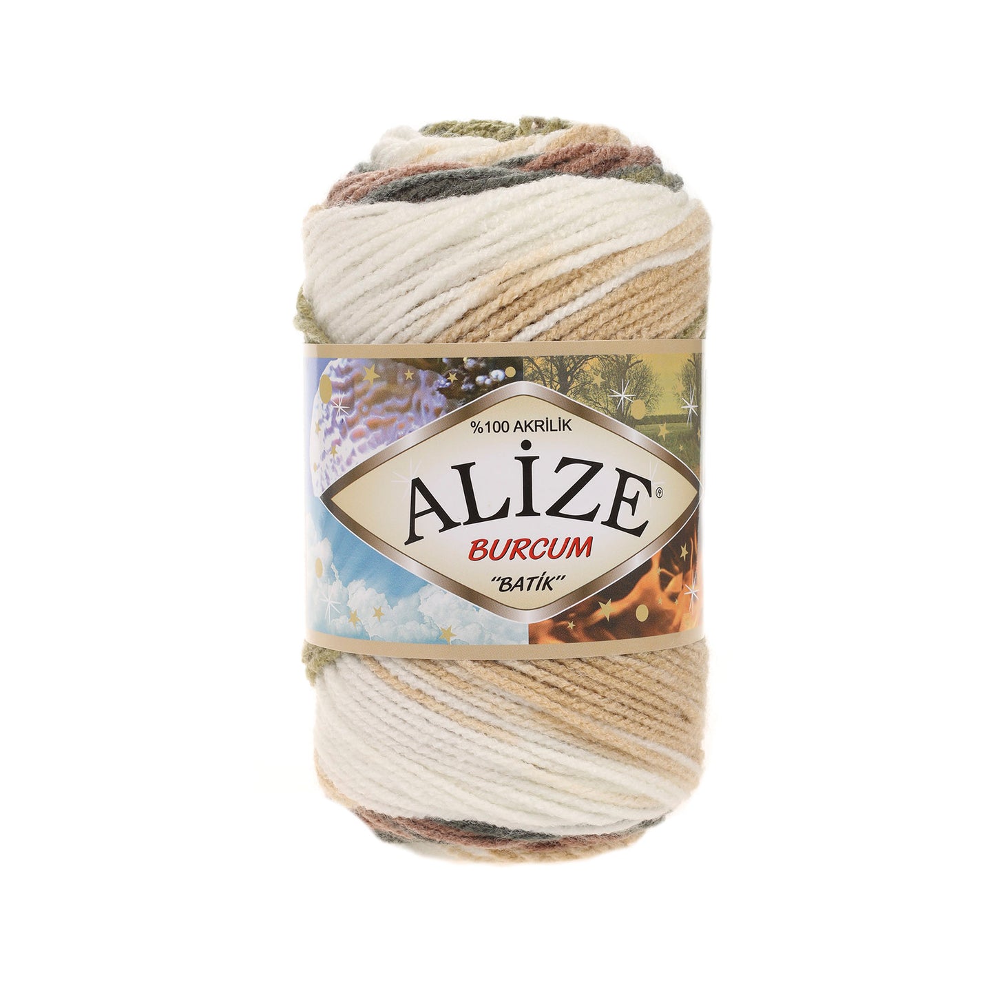 Lana Alize Burcum Batik 100g