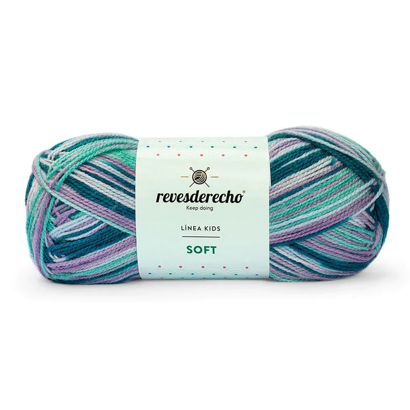 Lana Bebe Soft Mix Revesderecho Ovillo 100 Grs