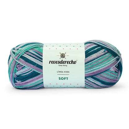 Lana Bebe Soft Mix Revesderecho Ovillo 100 Grs
