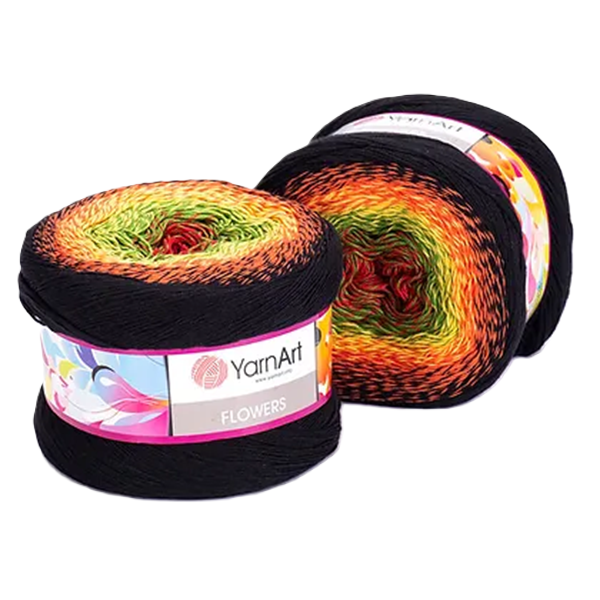 Cake Yarnart Flowers Algodon 55% 250 Grs