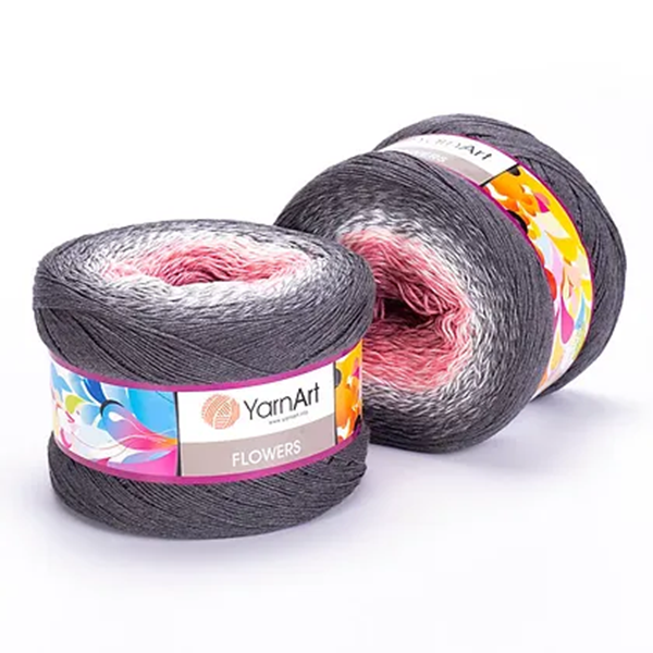 Cake Yarnart Flowers Algodon 55% 250 Grs