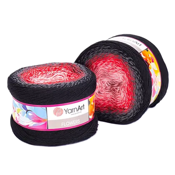 Cake Yarnart Flowers Algodon 55% 250 Grs