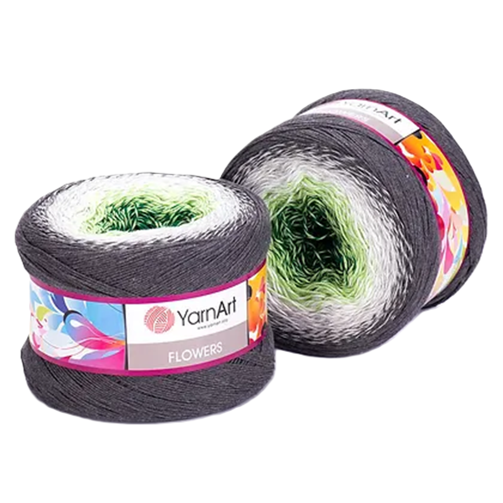 Cake Yarnart Flowers Algodon 55% 250 Grs