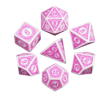 Pack 7 Dados de Rol RPG Colección Calabozos Y Dragones