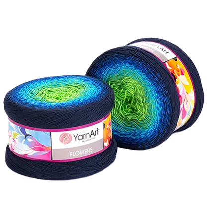 Cake Yarnart Flowers Algodon 55% 250 Grs