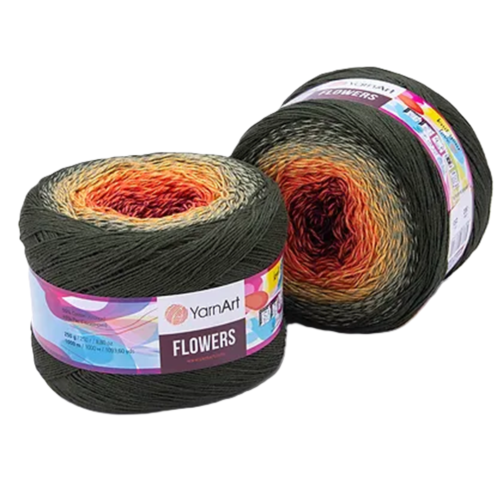 Cake Yarnart Flowers Algodon 55% 250 Grs