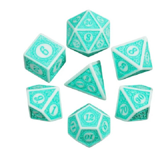 Pack 7 Dados de Rol RPG Colección Calabozos Y Dragones