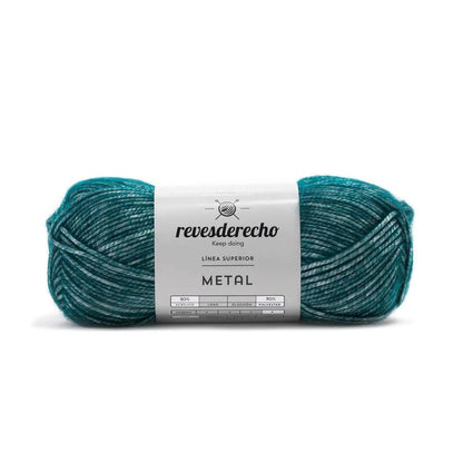 Lana Metalizada Metal Revesderecho 100 Grs