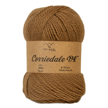 Lana Corriedale Dk Teñida 100% Oveja TopWool 100 Grs.